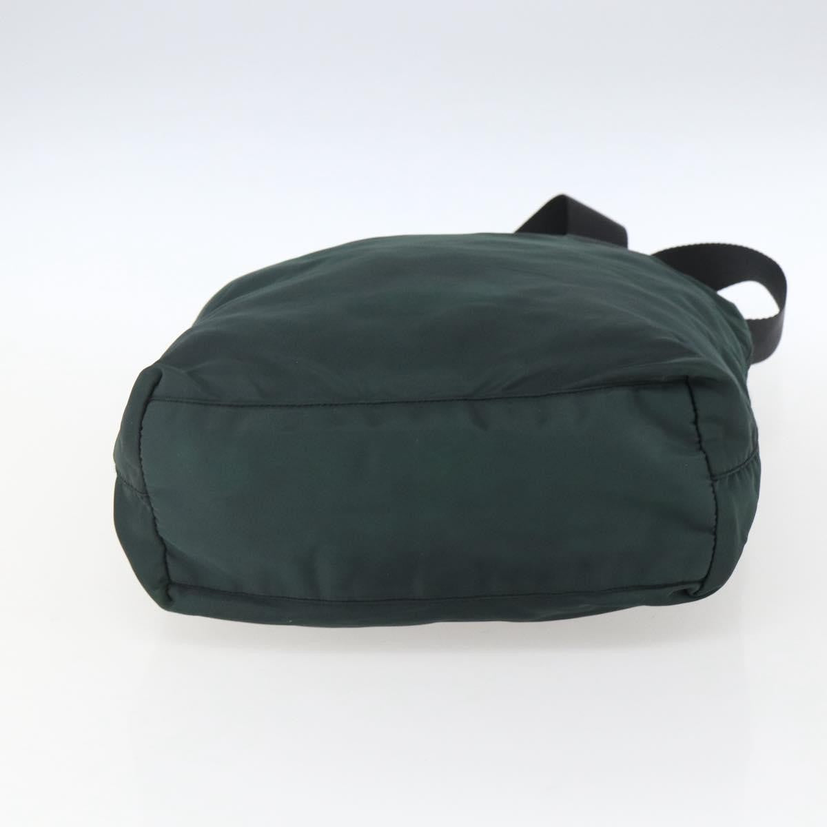 Prada Vintage Zip Tote Tessuto Green Nylon Tote Bag Bag (Pre-Owned)