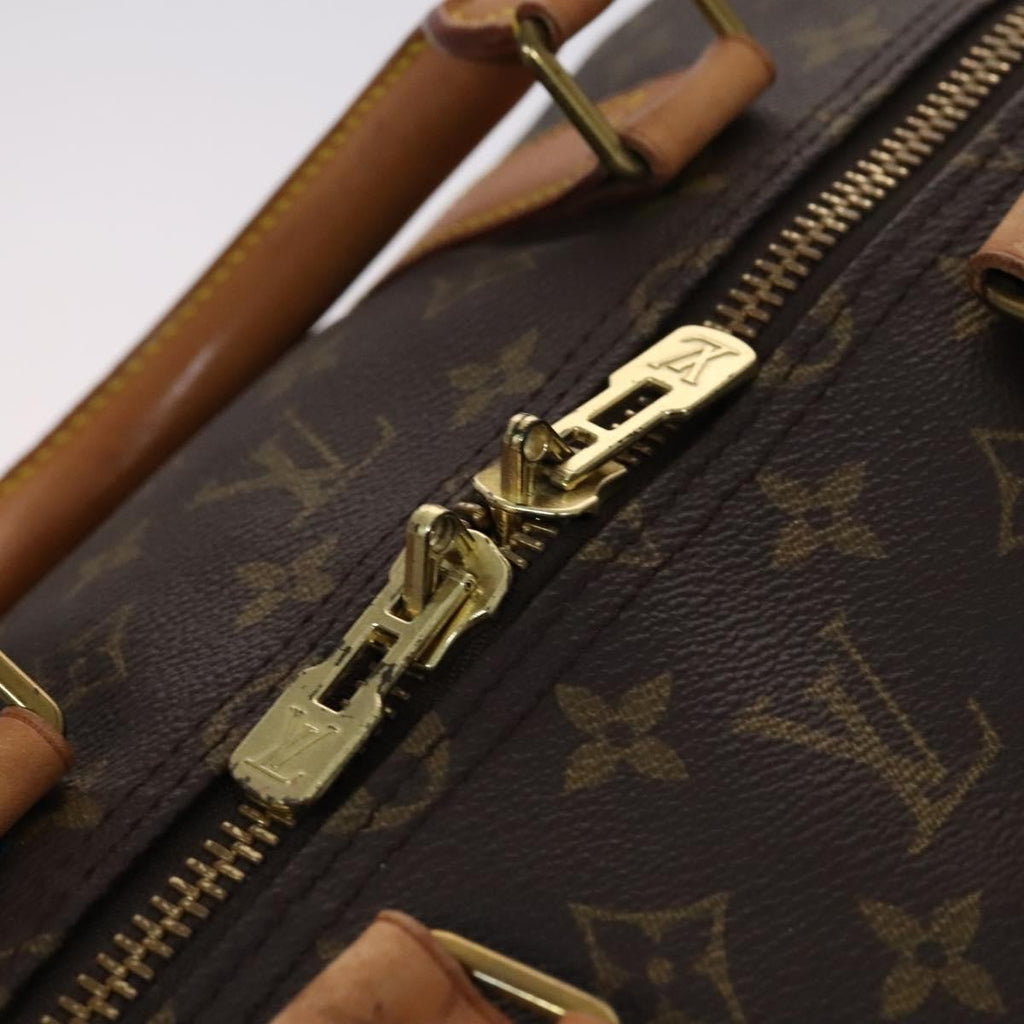 Louis Vuitton Keepall Bag Monogram Canvas Brown Canvas Travel Bag Bag (Pre-Owned)