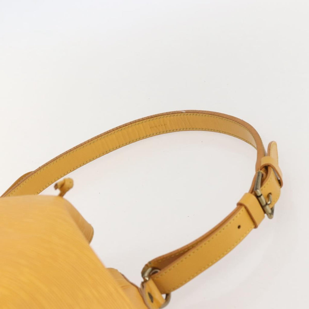 Louis Vuitton Petit Noe Handbag Epi Leather Yellow Leather Shoulder Bag Bag (Pre-Owned)