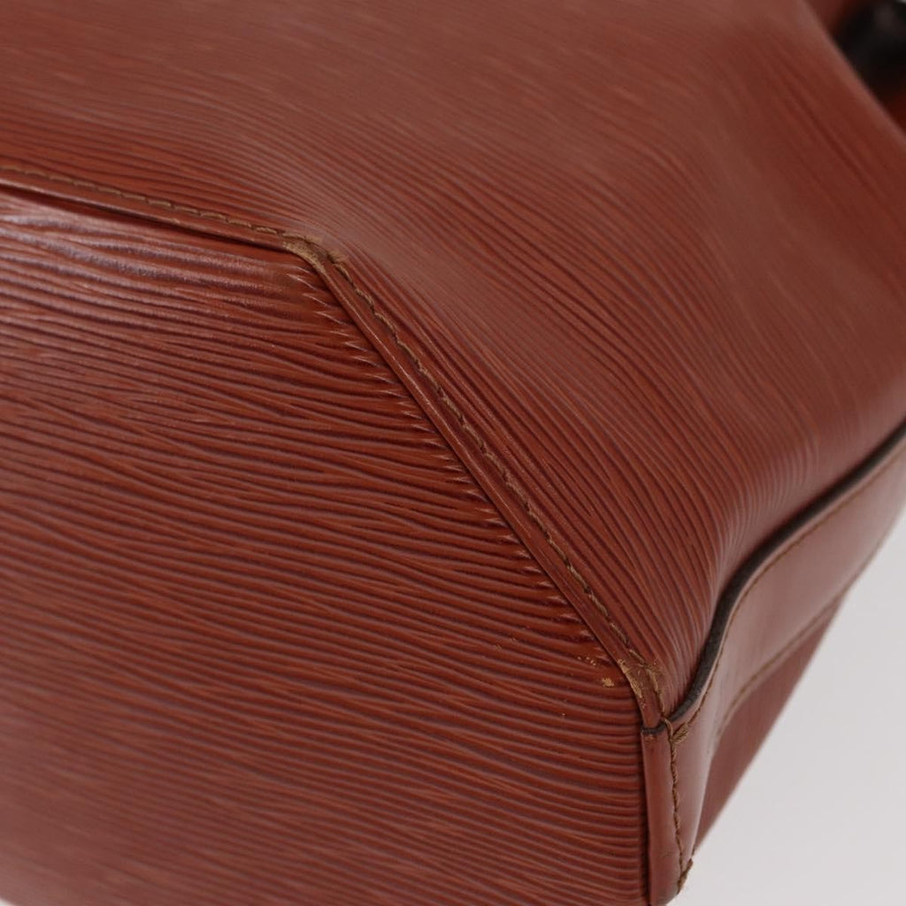 Louis Vuitton Vintage Sac D'epaule Handbag Epi Leather Brown Leather Shoulder Bag Bag (Pre-Owned)