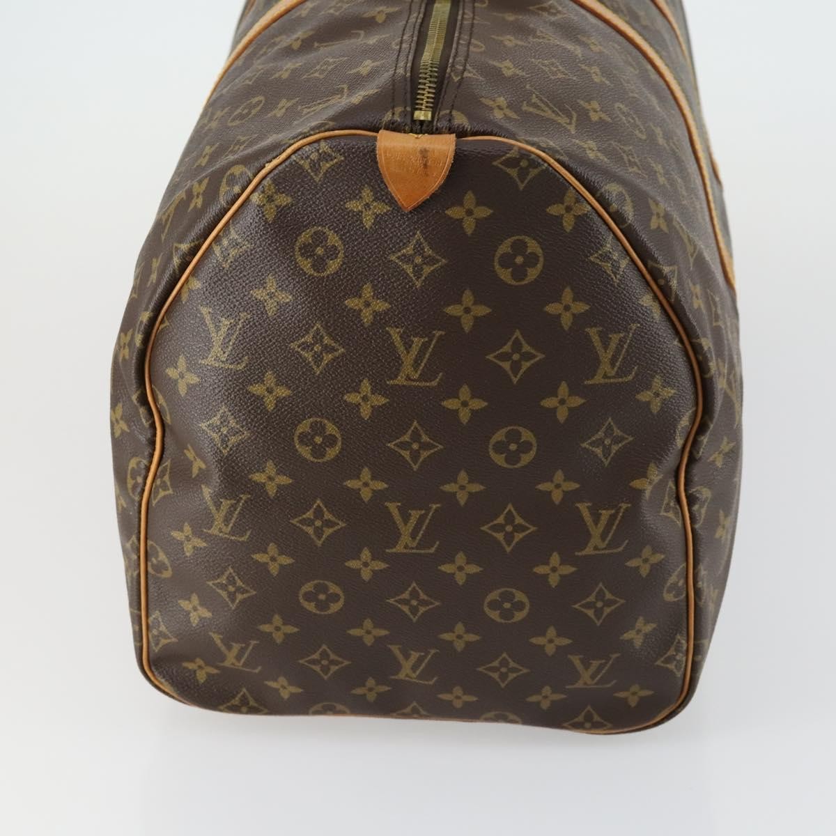 Louis Vuitton Keepall Bag Monogram Canvas Brown Canvas Travel Bag Bag (Pre-Owned)