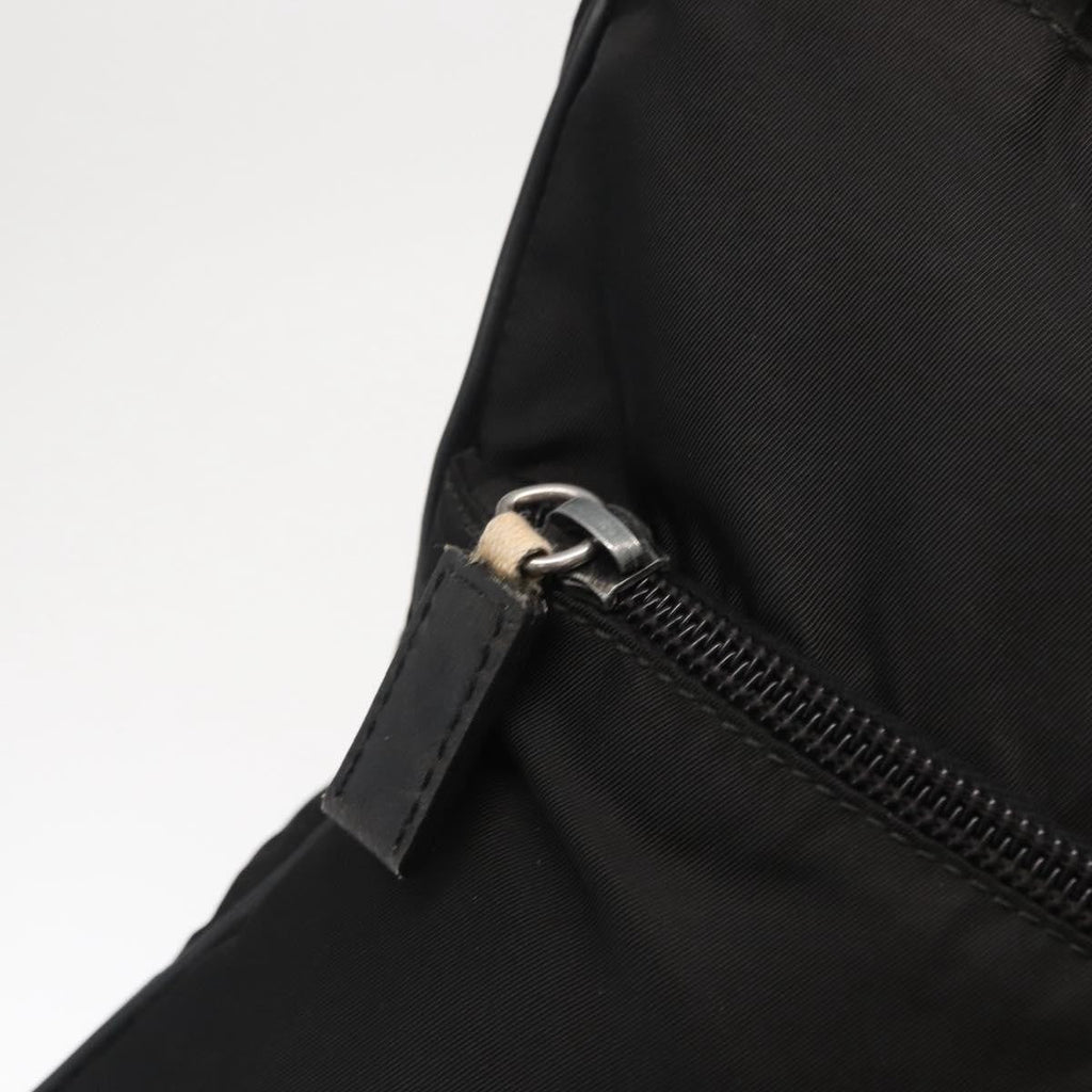Prada Front Pocket Messenger Bag Tessuto Black Nylon Shoulder Bag Bag (Pre-Owned)