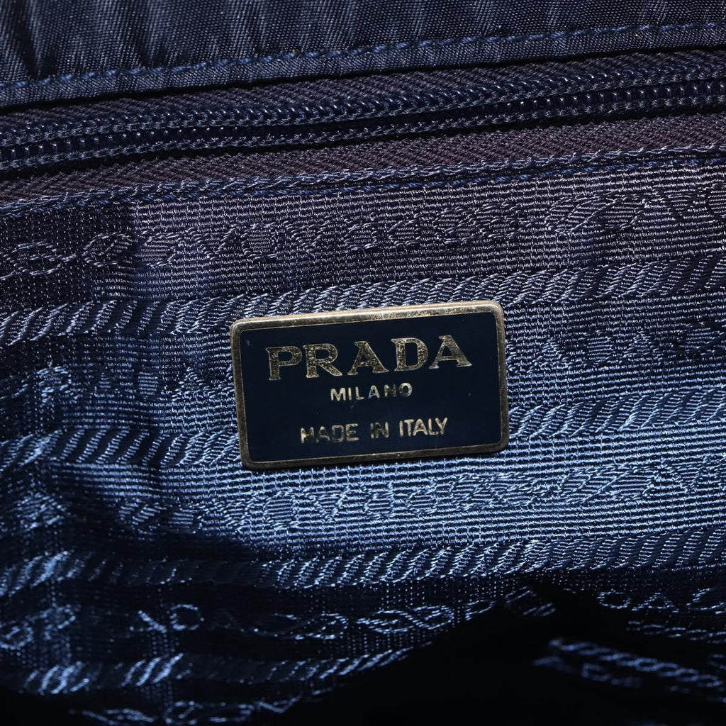 Prada Front Pocket Zip Tote Tessuto Black Nylon Tote Bag Bag (Pre-Owned)