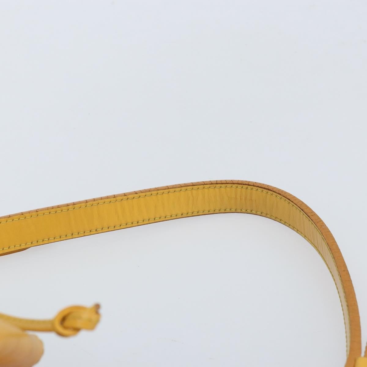 Louis Vuitton Petit Noe Handbag Epi Leather Yellow Leather Shoulder Bag Bag (Pre-Owned)