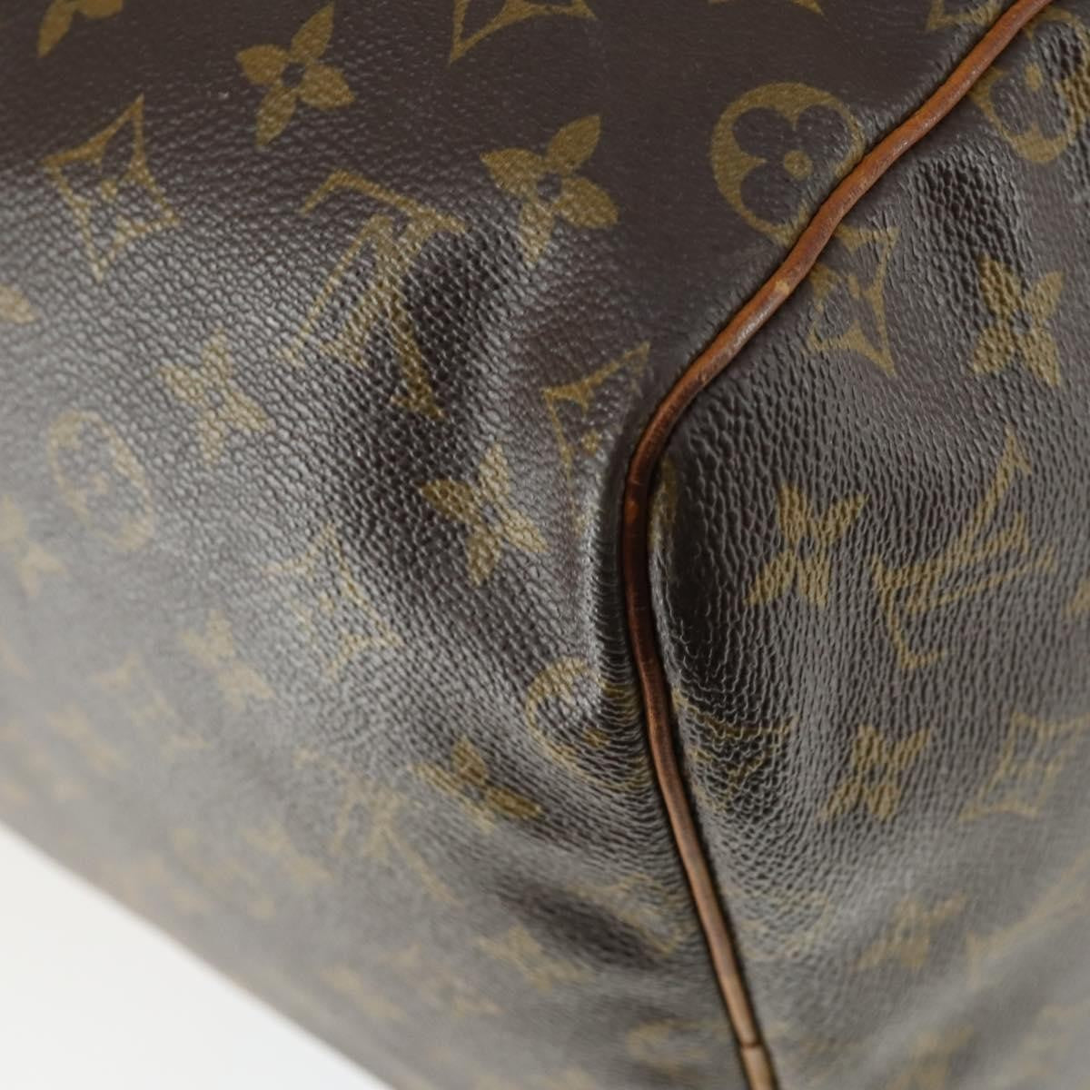 Louis Vuitton Keepall Bag Monogram Canvas Brown Canvas Travel Bag Bag (Pre-Owned)