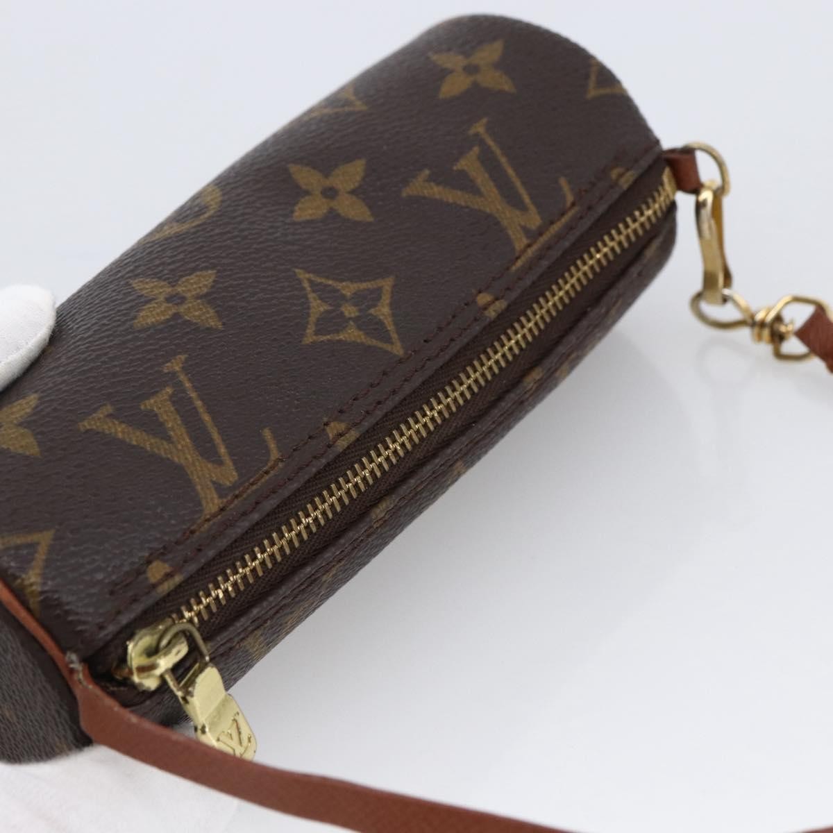 Louis Vuitton Papillon Pochette Monogram Canvas Brown Canvas Clutche & Pouche Bag (Pre-Owned)