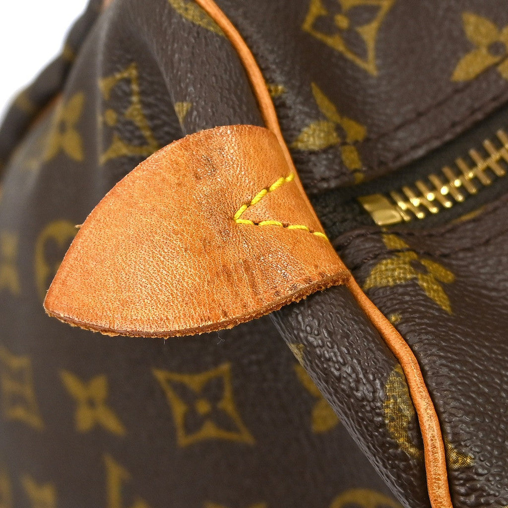 Louis Vuitton Keepall Bag Monogram Canvas Brown Canvas Travel Bag Bag (Pre-Owned)