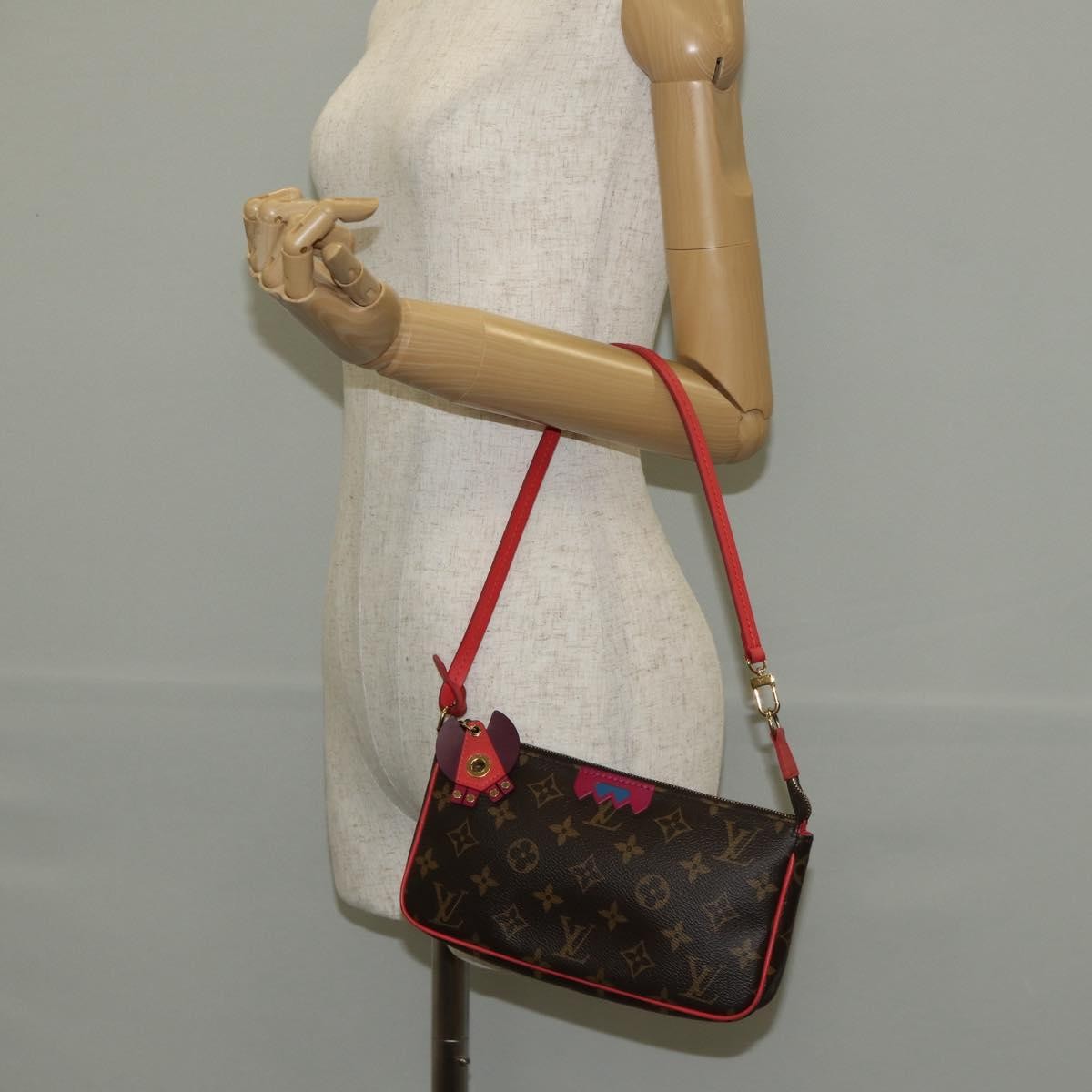 Louis Vuitton Pochette Accessoires Nm Limited Edition Totem Monogram Canvas Brown Canvas Clutche & Pouche Bag (Pre-Owned)