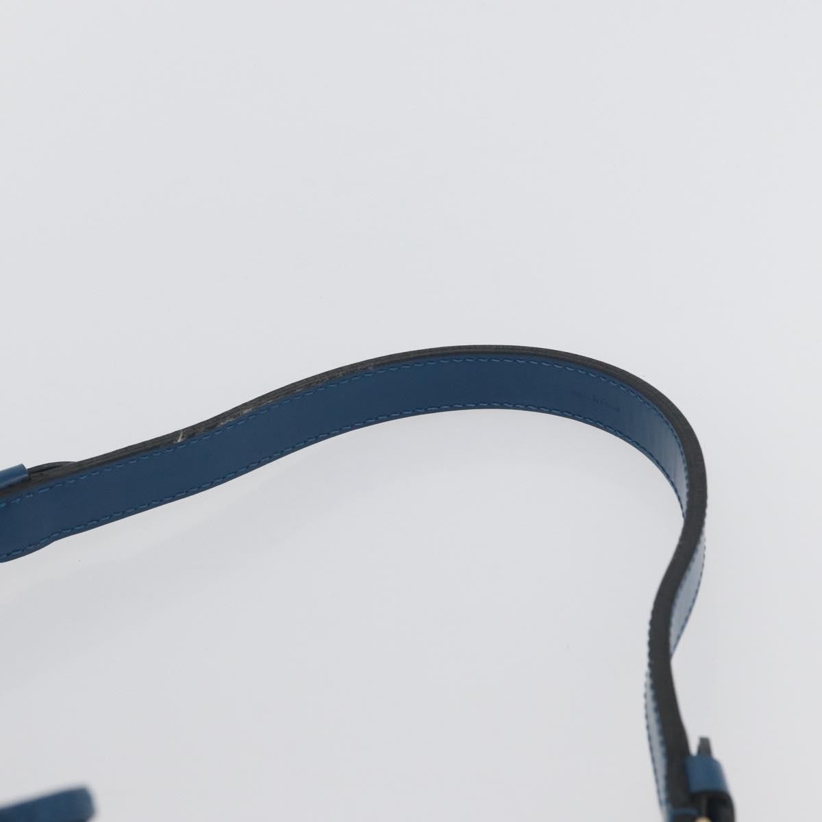 Louis Vuitton Petit Noe Handbag Epi Leather Blue Leather Shoulder Bag Bag (Pre-Owned)