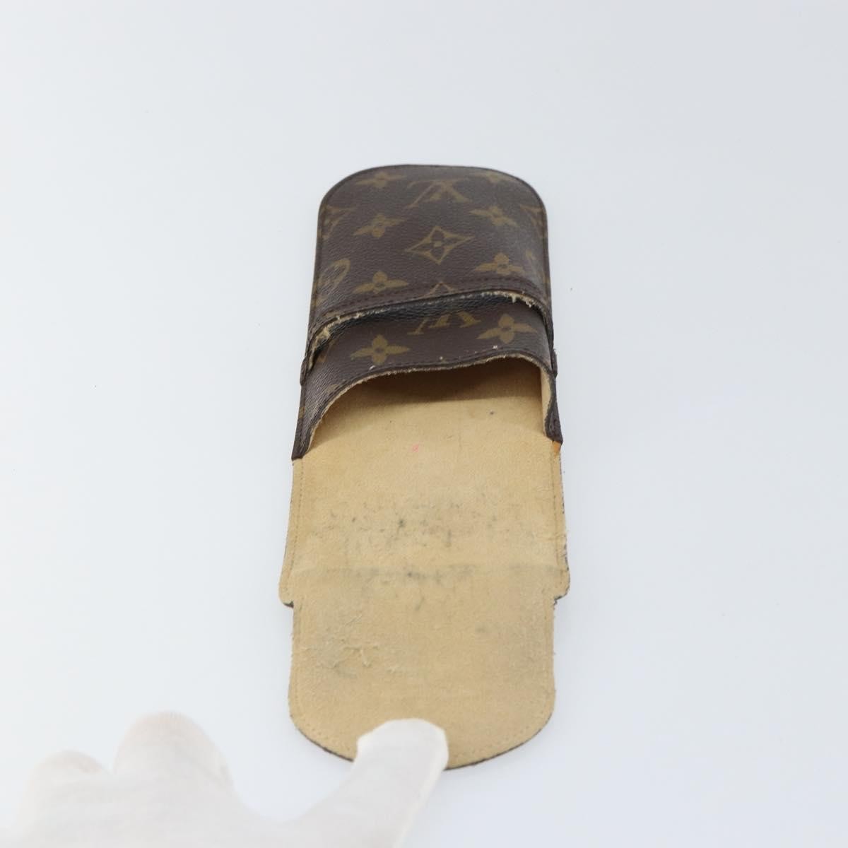 Louis Vuitton Etui À Lunette Canvas Brown Canvas Wallets Accessory (Pre-Owned)