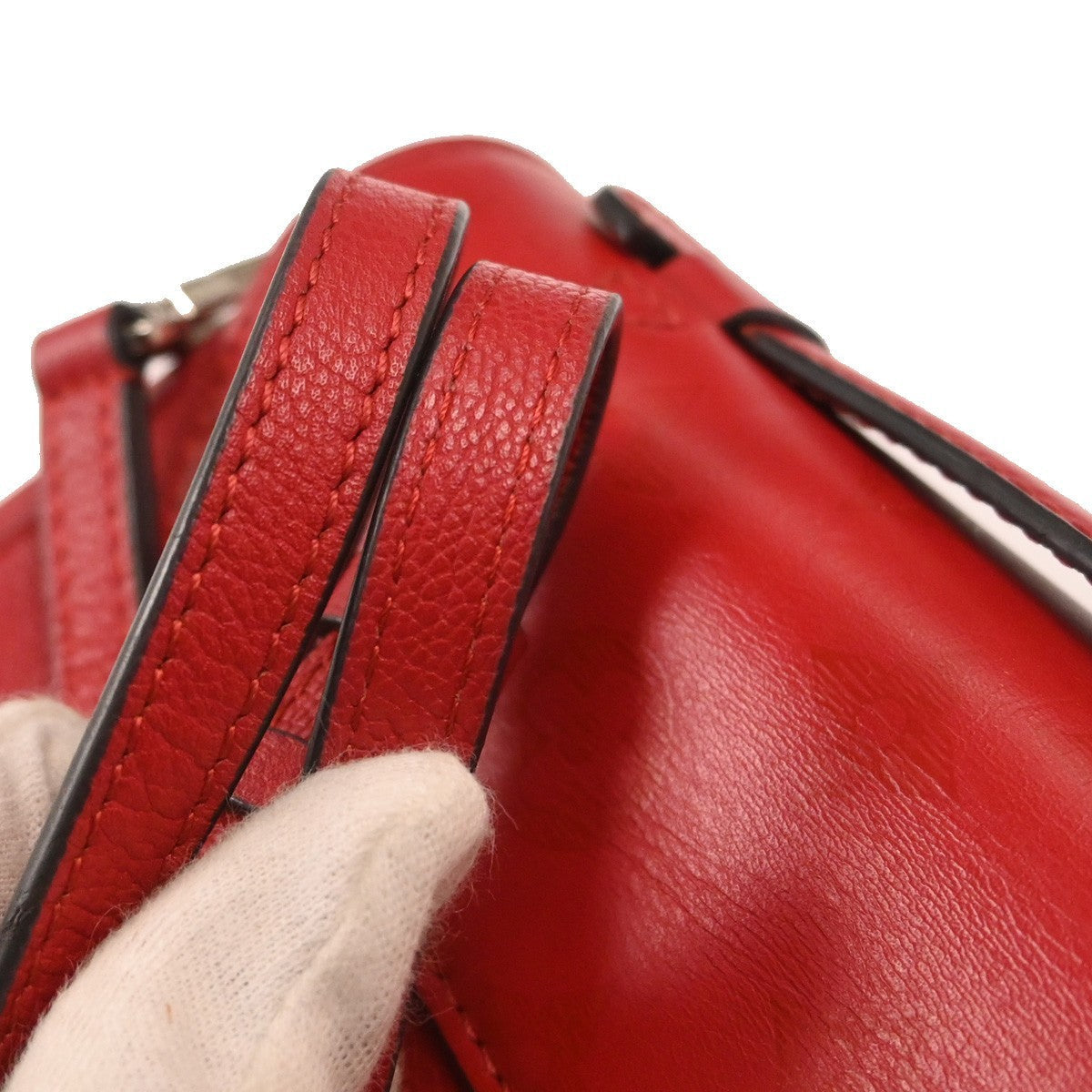Louis Vuitton Very Messenger Monogram Leather Red Leather Shoulder Bag Bag (Pre-Owned)
