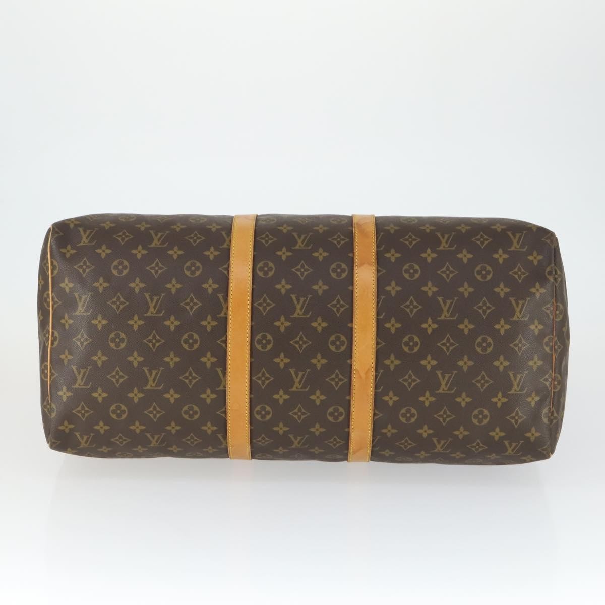 Louis Vuitton Keepall Bag Monogram Canvas Brown Canvas Travel Bag Bag (Pre-Owned)