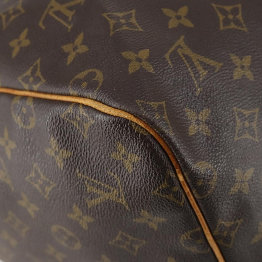 Louis Vuitton Keepall Bag Monogram Canvas Brown Canvas Travel Bag Bag (Pre-Owned)