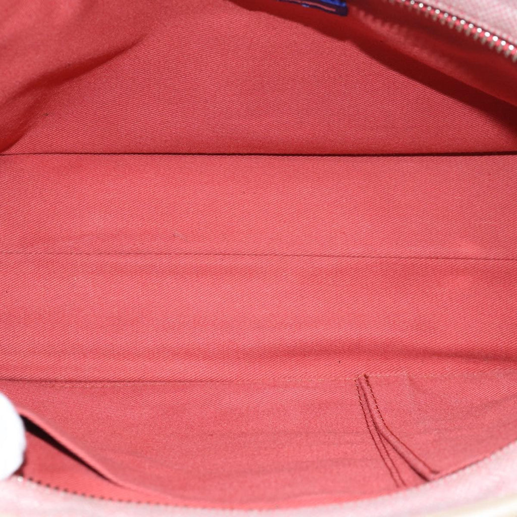 Burberry Blue Label Handbag Canvas Pink Canvas Handbag (Pre-Owned)