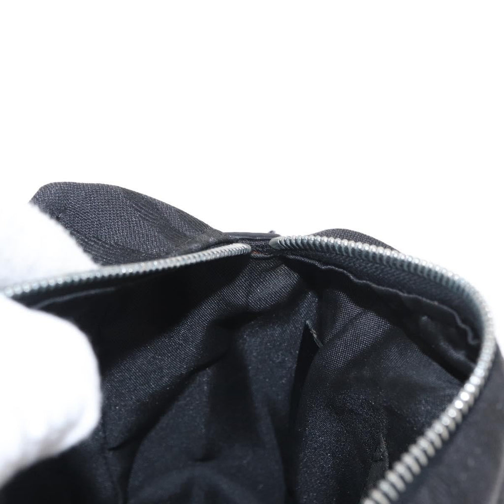 Fendi Vintage Handbag Canvas Black Canvas Handbag (Pre-Owned)