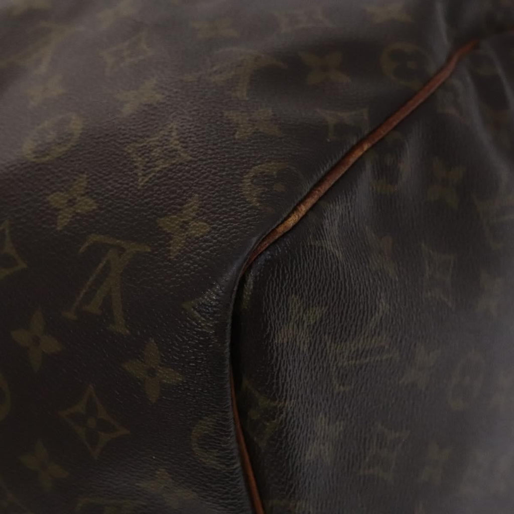 Louis Vuitton Keepall Bag Monogram Canvas Brown Canvas Travel Bag Bag (Pre-Owned)