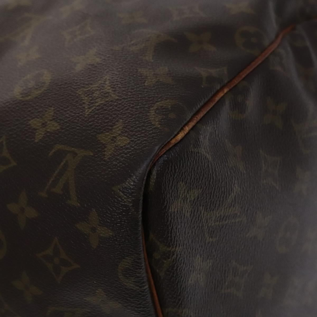 Louis Vuitton Keepall Bag Monogram Canvas Brown Canvas Travel Bag Bag (Pre-Owned)
