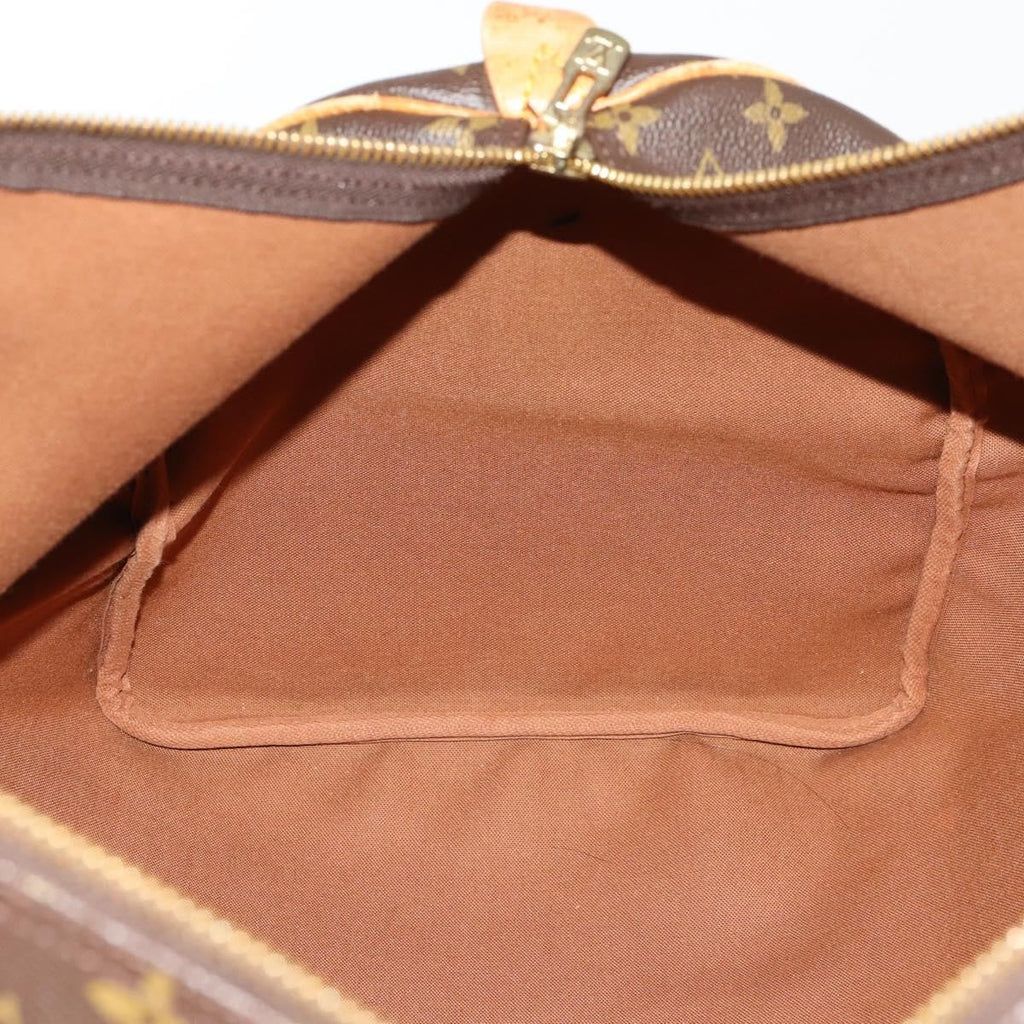 Louis Vuitton Keepall Bag Monogram Canvas Brown Canvas Travel Bag Bag (Pre-Owned)