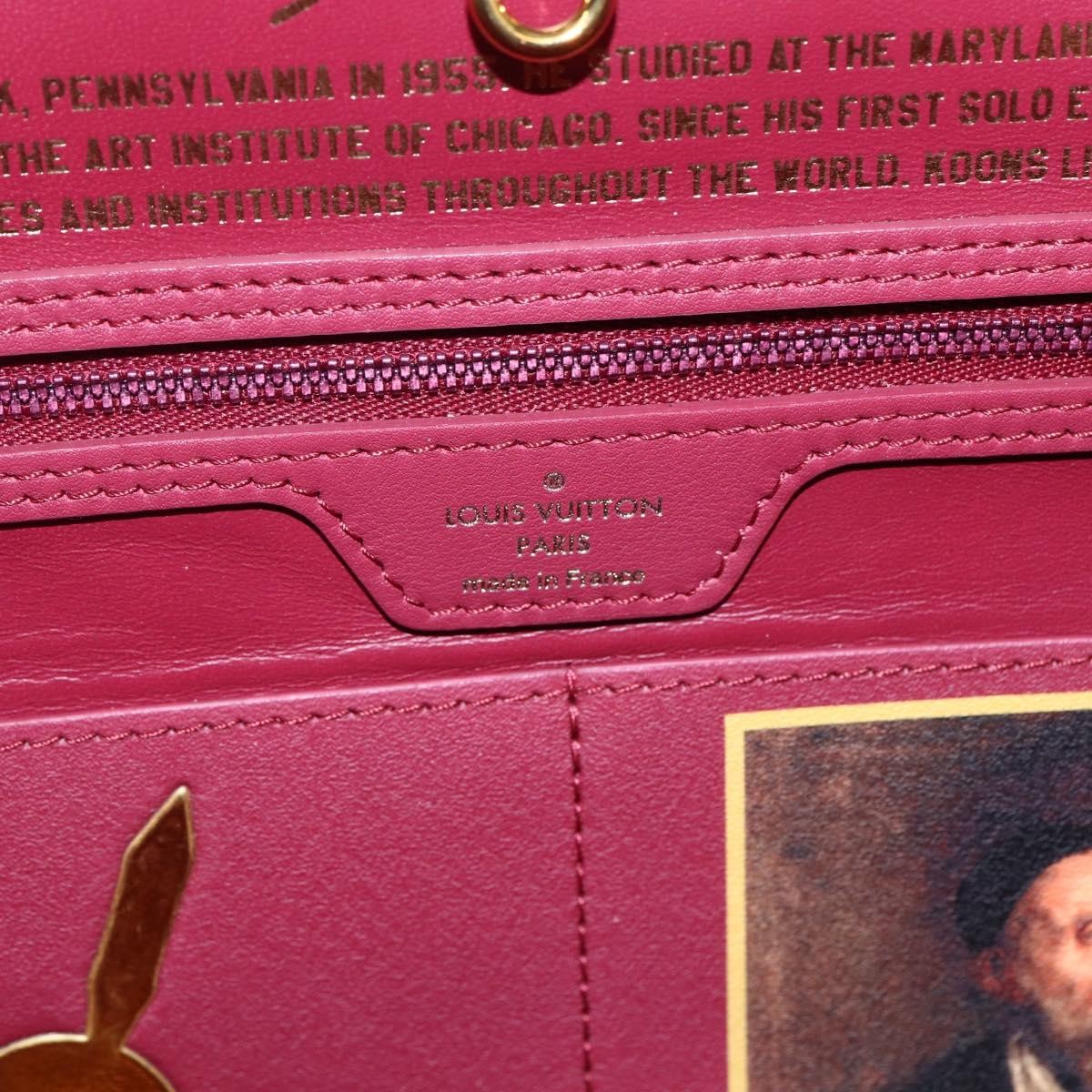 Louis Vuitton Neverfull Nm Tote Limited Edition Jeff Koons Titian Print Canvas Multicolour Canvas Tote Bag Bag (Pre-Owned)