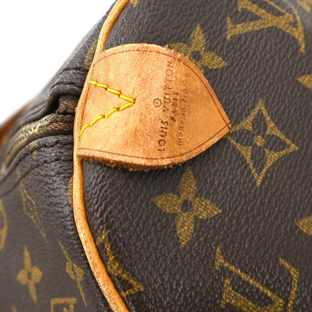 Louis Vuitton Keepall Bag Monogram Canvas Brown Canvas Travel Bag Bag (Pre-Owned)