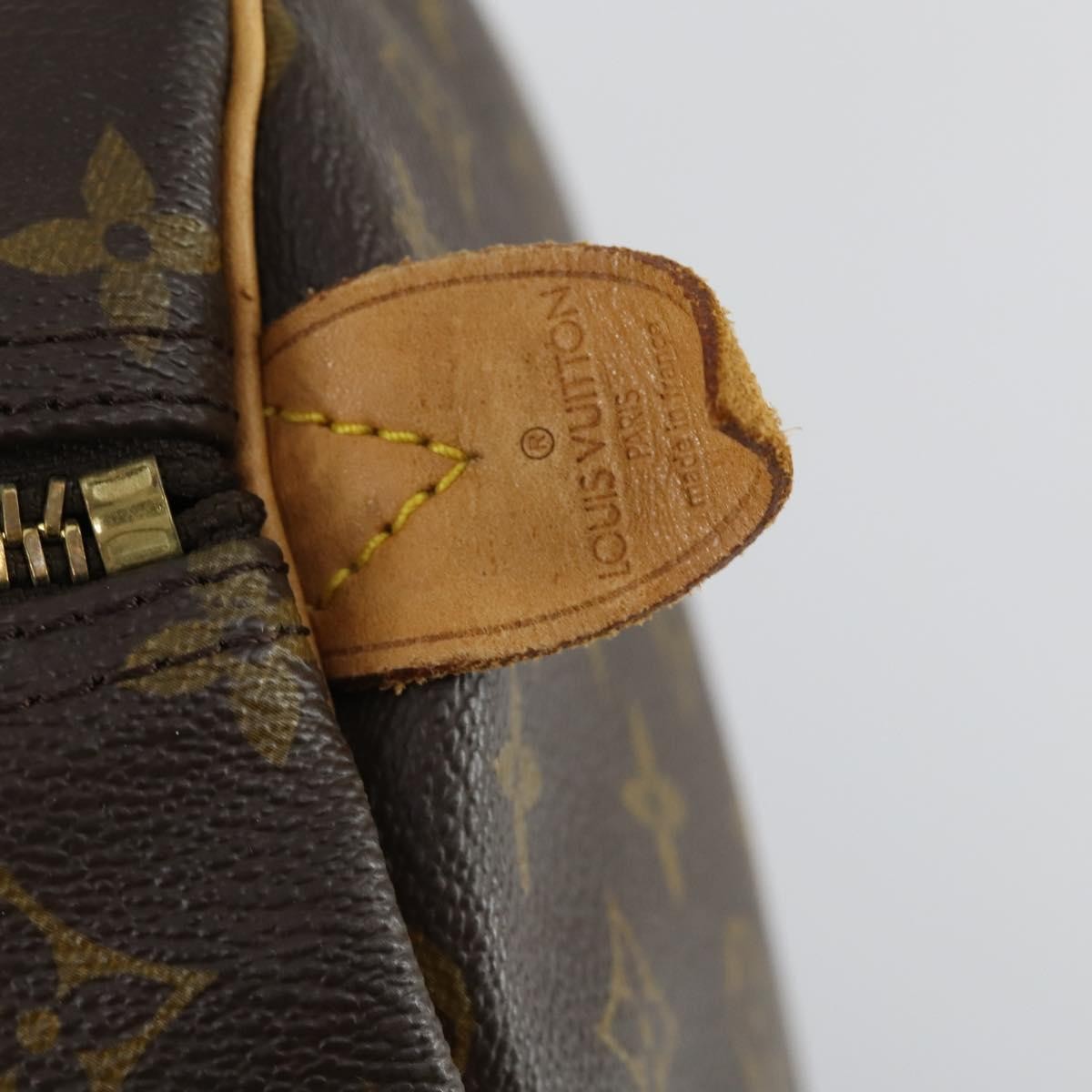 Louis Vuitton Keepall Bag Monogram Canvas Brown Canvas Travel Bag Bag (Pre-Owned)