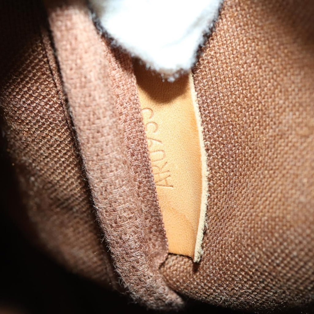 Louis Vuitton Saumur Handbag Monogram Canvas Brown Canvas Shoulder Bag Bag (Pre-Owned)