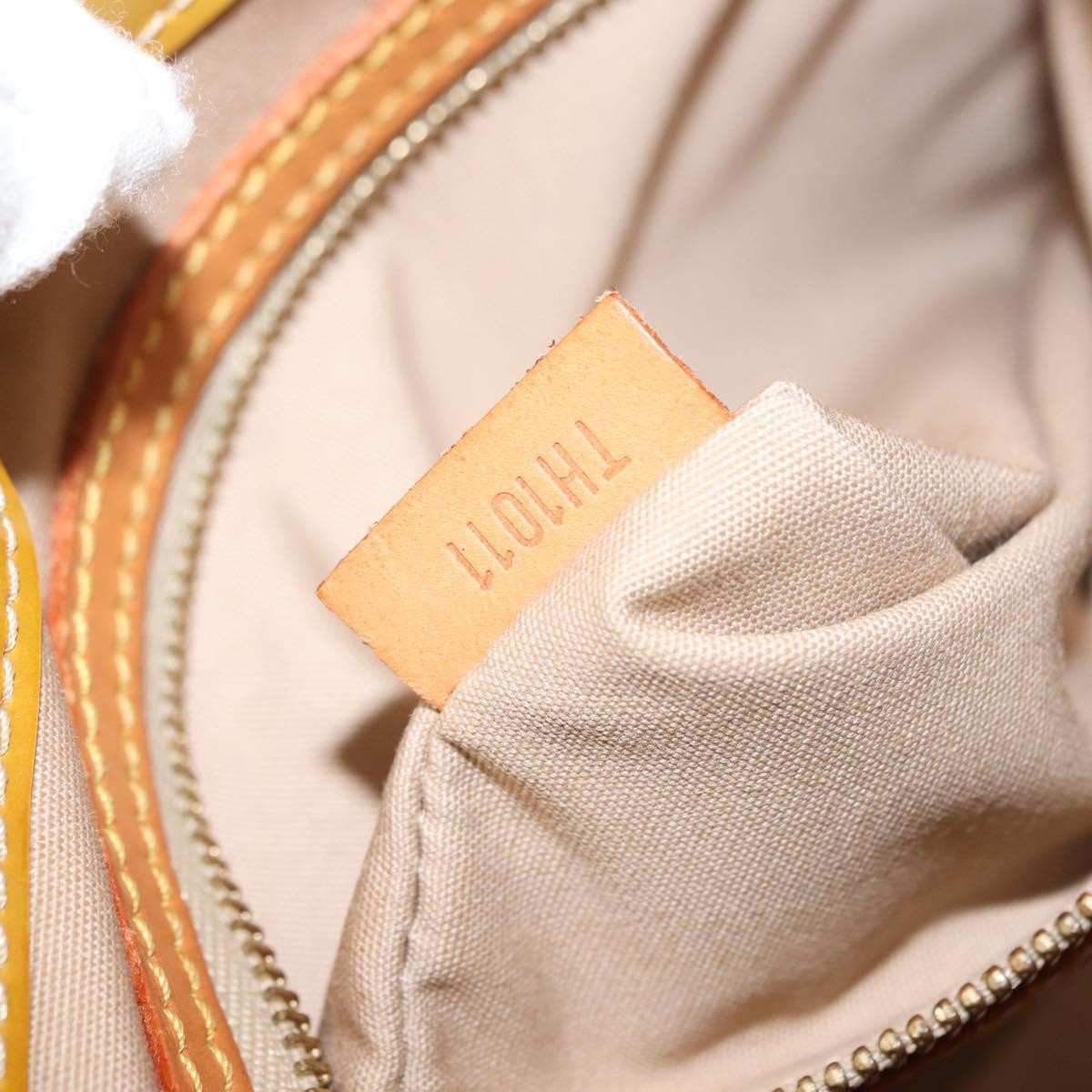 Louis Vuitton Reade Handbag Monogram Vernis Beige Patent_Leather Handbag (Pre-Owned)