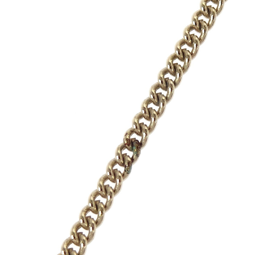 Chanel Cc Pendant Necklace Multicolor Crystal Embellished Metal Gold Gold_Plated Necklace Jewelry (Pre-Owned)