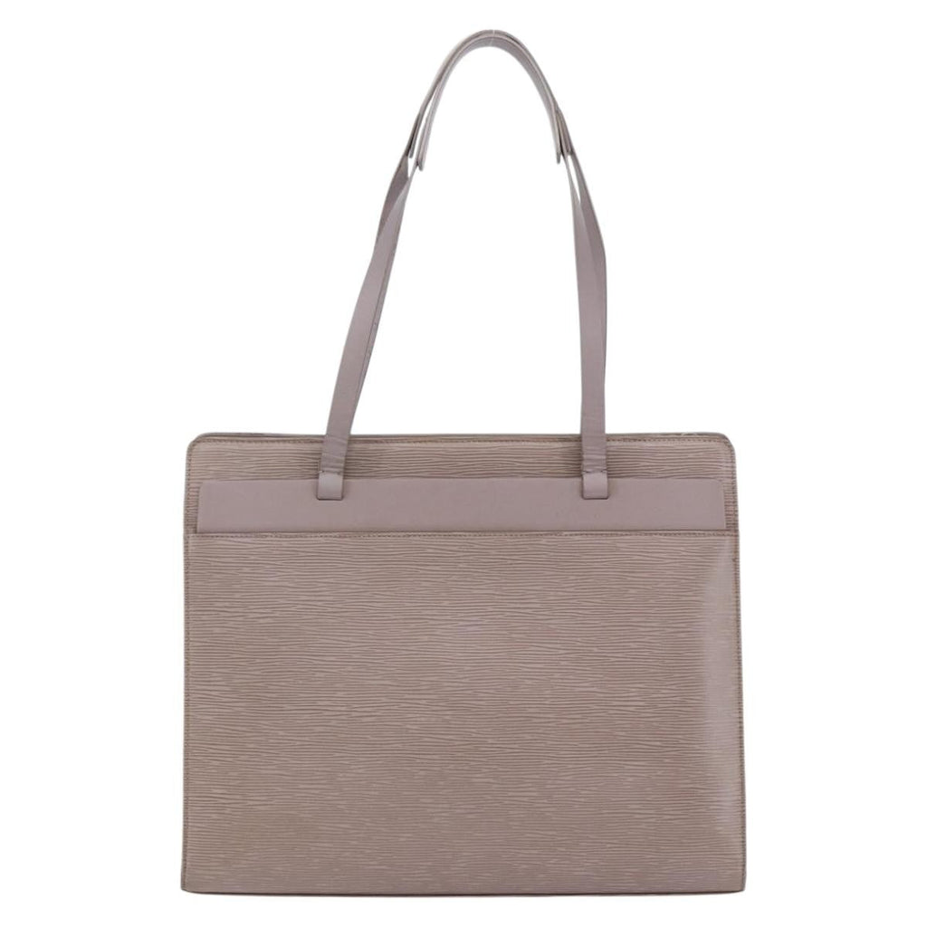 Louis Vuitton Croisette Handbag Epi Leather Purple Leather Tote Bag Bag (Pre-Owned)
