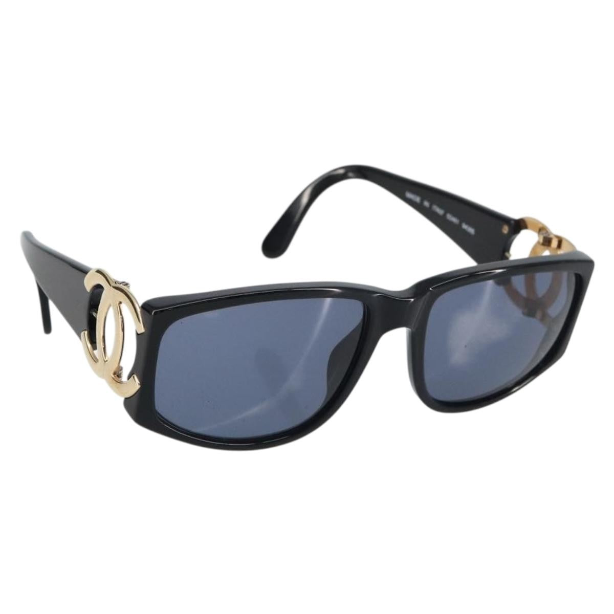 Chanel Logo Cc Sunglasses Plastic Black Plastic Sunglasse Accessory (Pre-Owned)