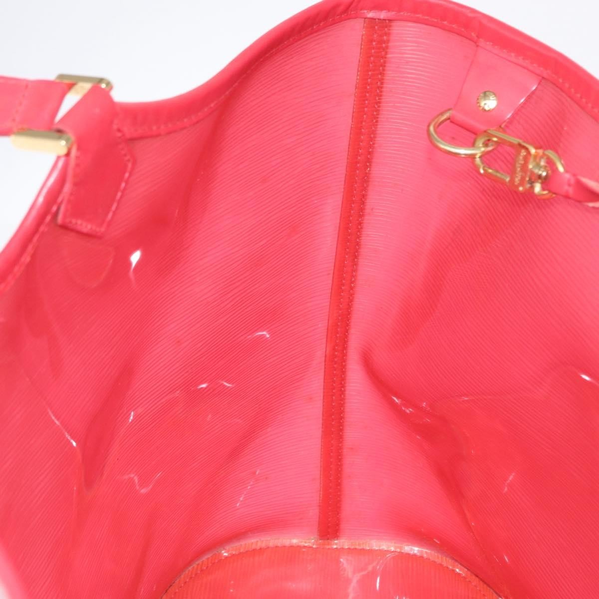 Louis Vuitton Plage Lagoon Bay Handbag Vinyl Epi Leather Red Plastic Tote Bag Bag (Pre-Owned)