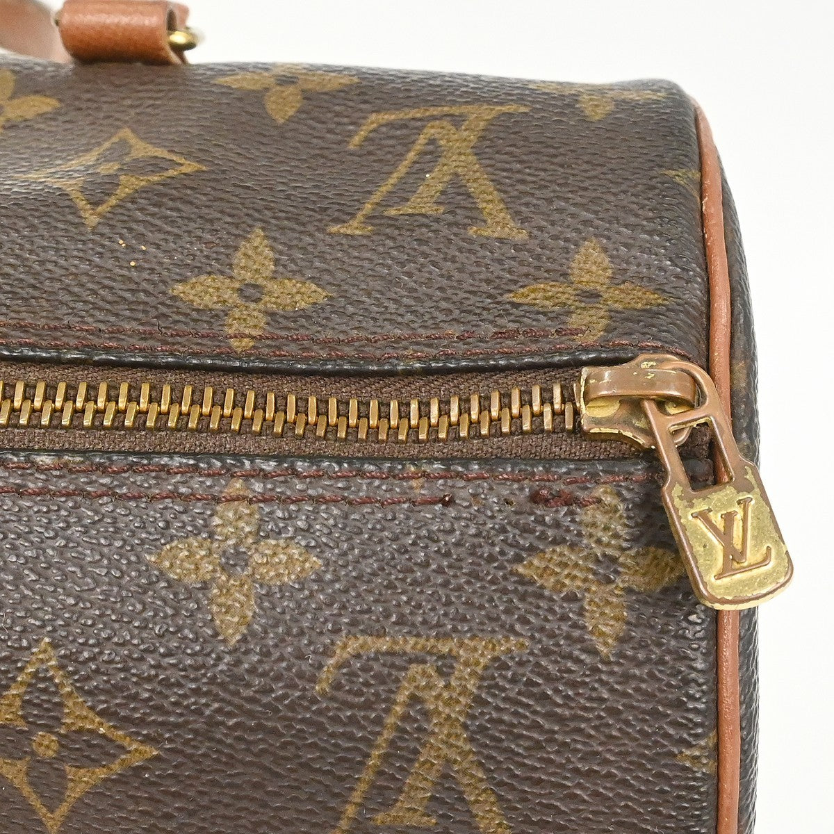 Louis Vuitton Papillon Handbag Monogram Canvas Brown Canvas Handbag (Pre-Owned)