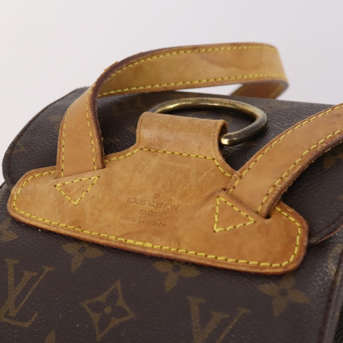 Louis Vuitton Vintage Montsouris Backpack Monogram Canvas Brown Canvas Backpack Bag (Pre-Owned)