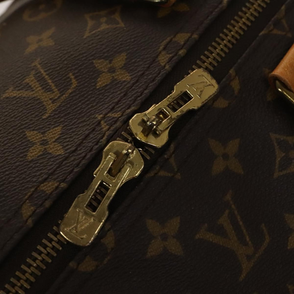 Louis Vuitton Keepall Bag Monogram Canvas Brown Canvas Travel Bag Bag (Pre-Owned)