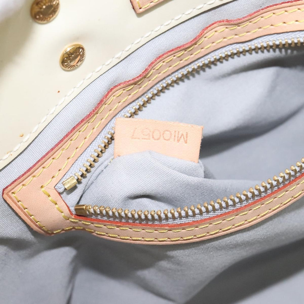 Louis Vuitton Reade Handbag Monogram Vernis Beige Patent_Leather Bag (Pre-Owned)