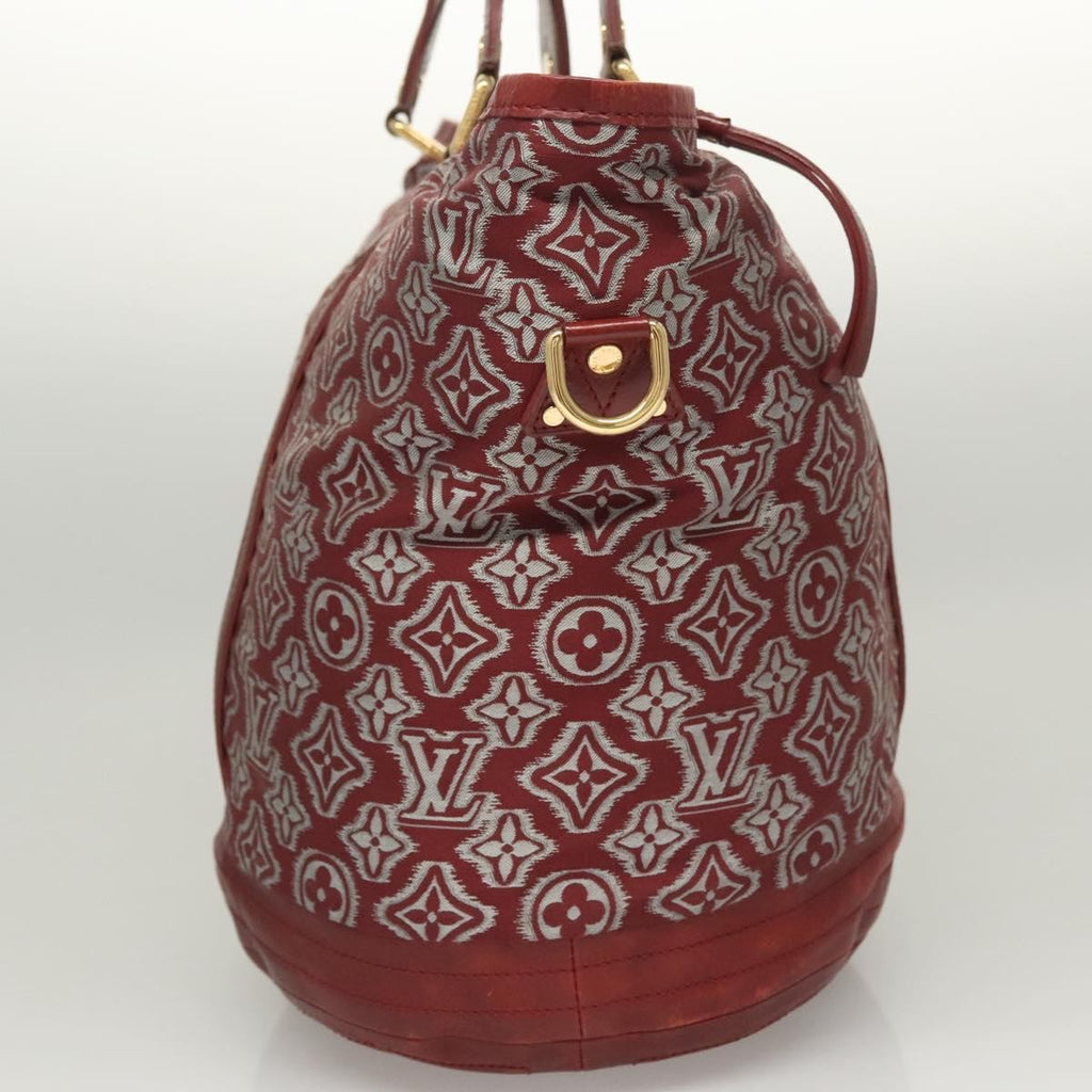 Louis Vuitton Aviator Handbag Limited Edition Monogram Jacquard Burgundy Canvas Handbag (Pre-Owned)