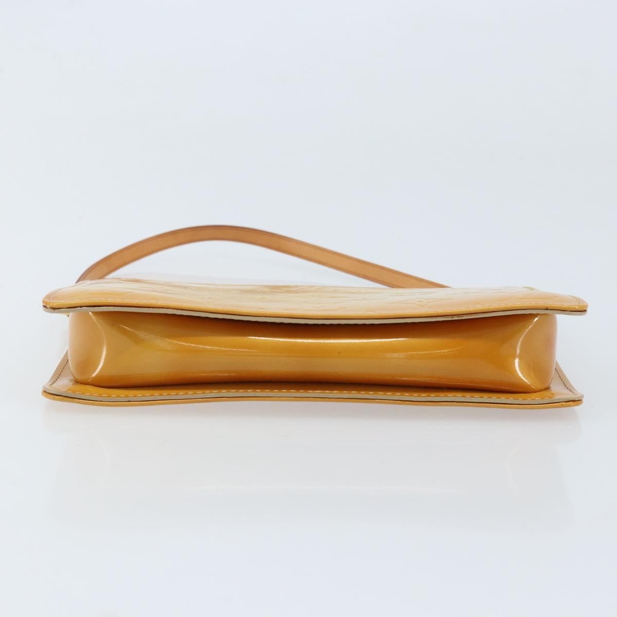 Louis Vuitton Lexington Pochette Patent Leather Beige Patent_Leather Clutche & Pouche Bag (Pre-Owned)