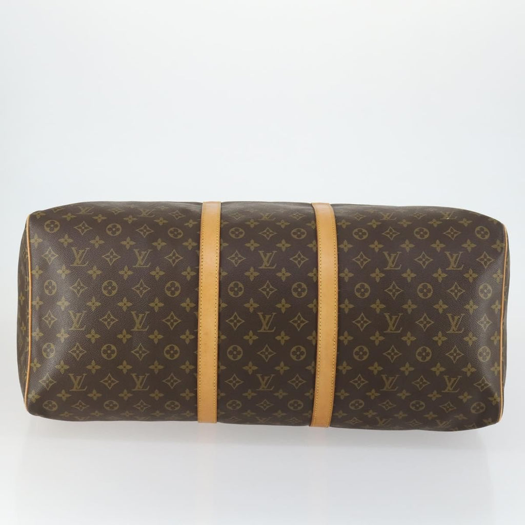 Louis Vuitton Keepall Bag Monogram Canvas Brown Canvas Travel Bag Bag (Pre-Owned)