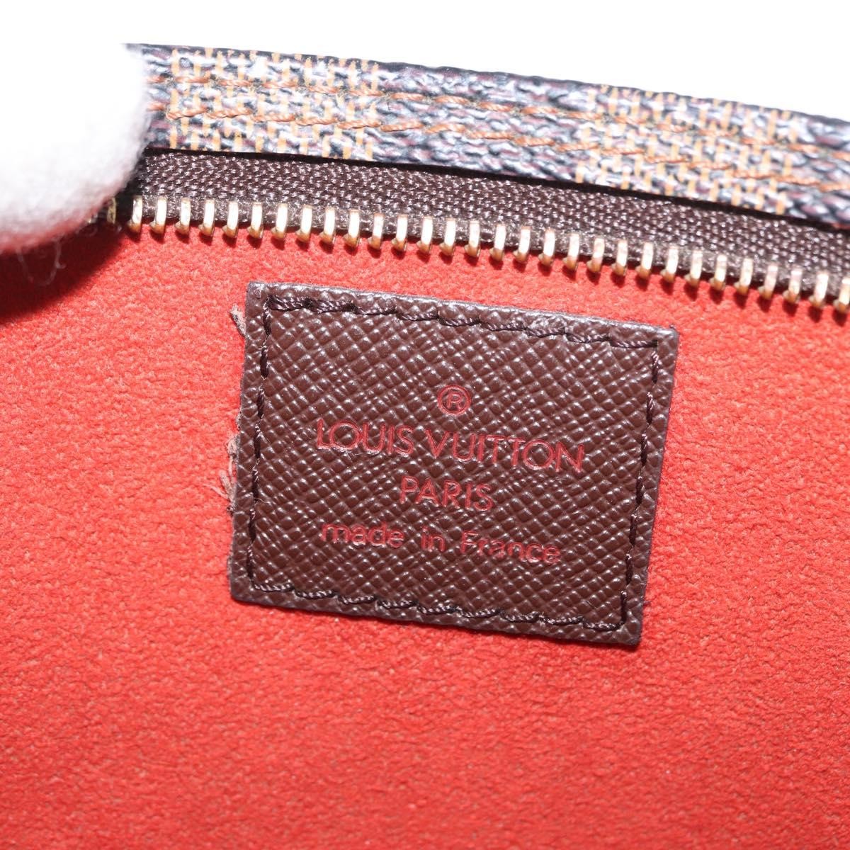 Louis Vuitton Marais Bucket Zip Pouch Damier Brown Canvas Clutche & Pouche Bag (Pre-Owned)