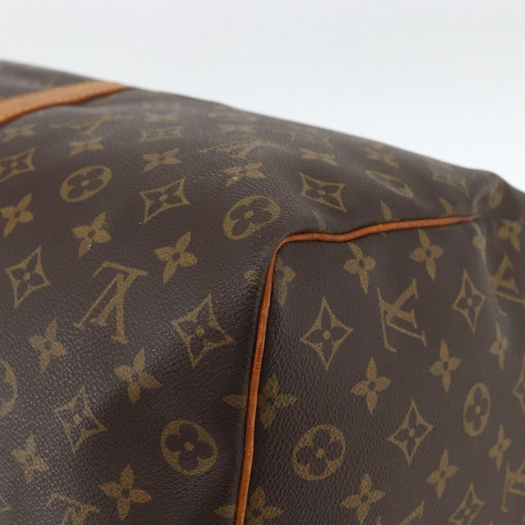 Louis Vuitton Keepall Bag Monogram Canvas Brown Canvas Travel Bag Bag (Pre-Owned)