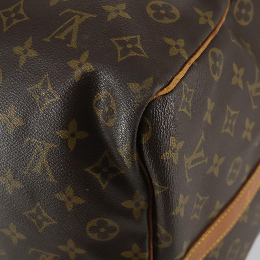 Louis Vuitton Keepall Bandouliere Bag Monogram Canvas Brown Canvas Travel Bag Bag (Pre-Owned)