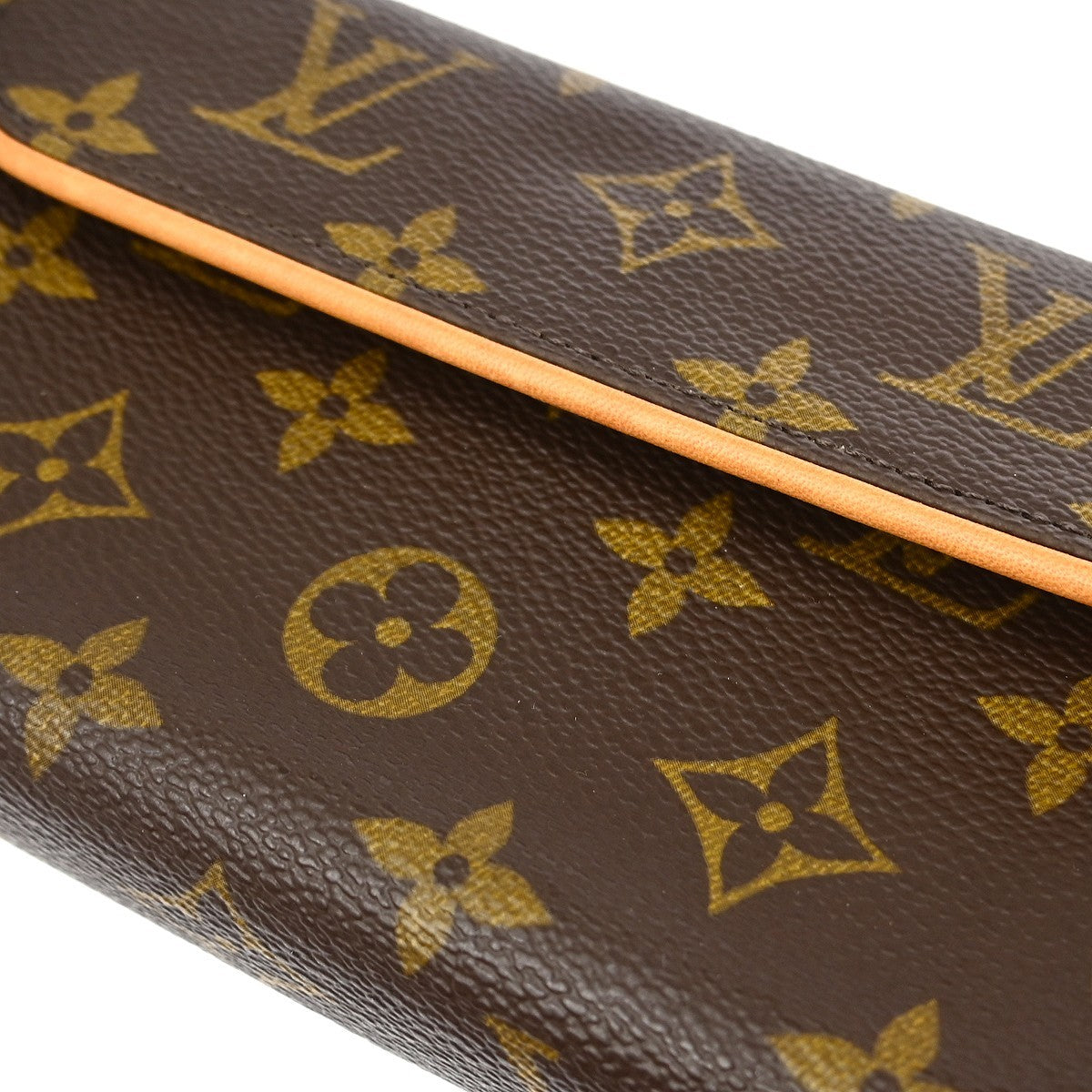 Louis Vuitton Florentine Pochette Monogram Canvas Brown Canvas Clutche & Pouche Bag (Pre-Owned)