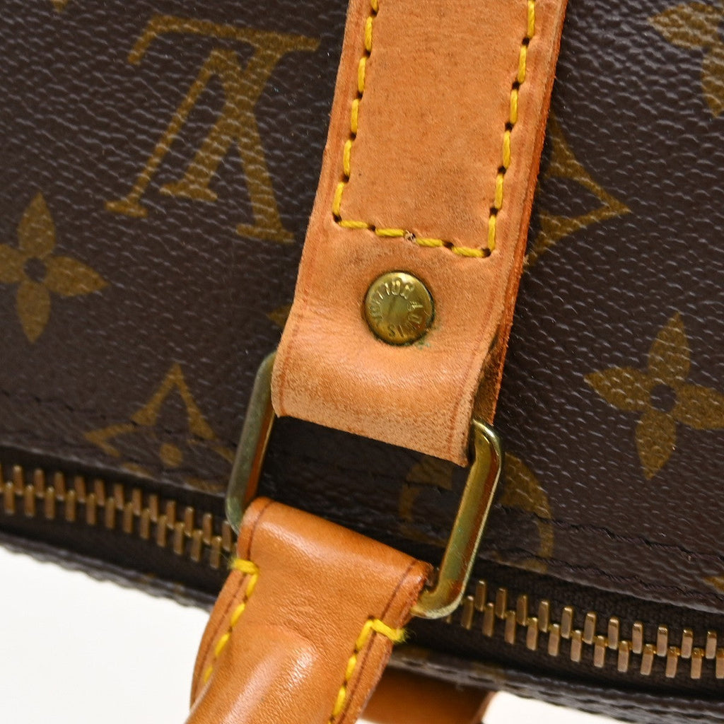 Louis Vuitton Keepall Bag Monogram Canvas Brown Canvas Travel Bag Bag (Pre-Owned)