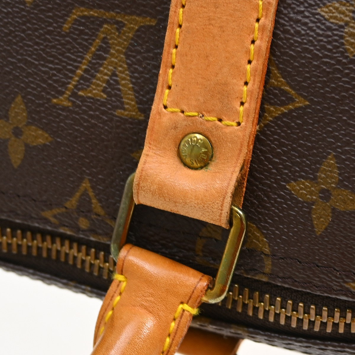 Louis Vuitton Keepall Bag Monogram Canvas Brown Canvas Travel Bag Bag (Pre-Owned)