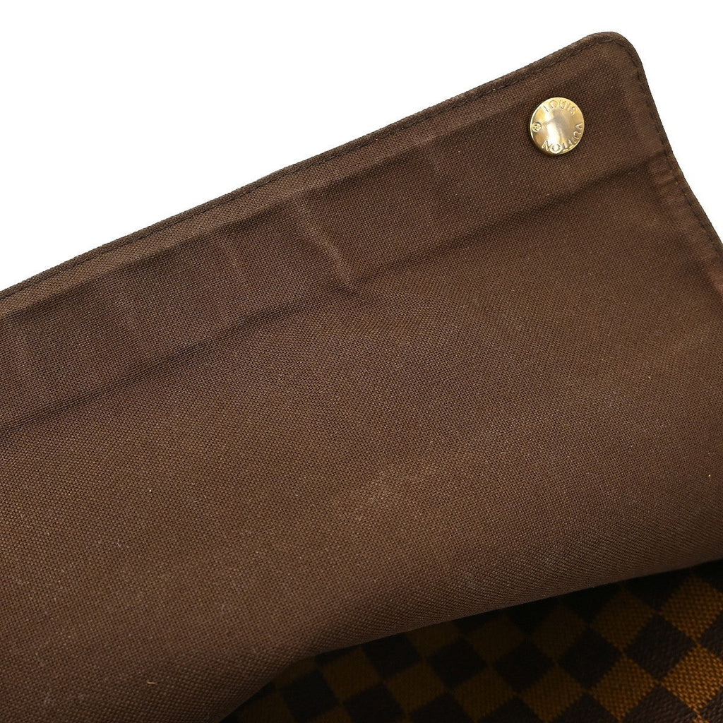 Louis Vuitton Naviglio Handbag Damier Brown Canvas Shoulder Bag Bag (Pre-Owned)