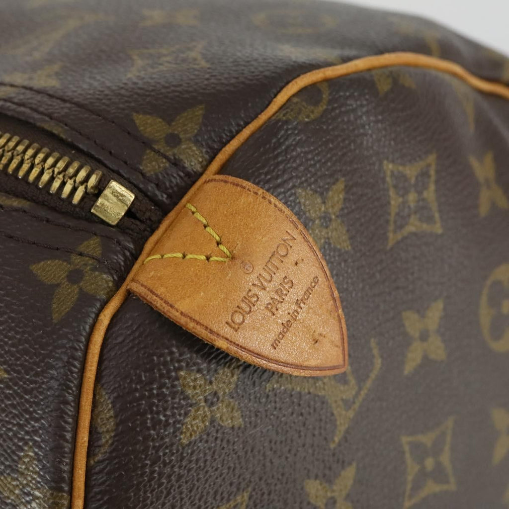 Louis Vuitton Keepall Bag Monogram Canvas Brown Canvas Travel Bag Bag (Pre-Owned)