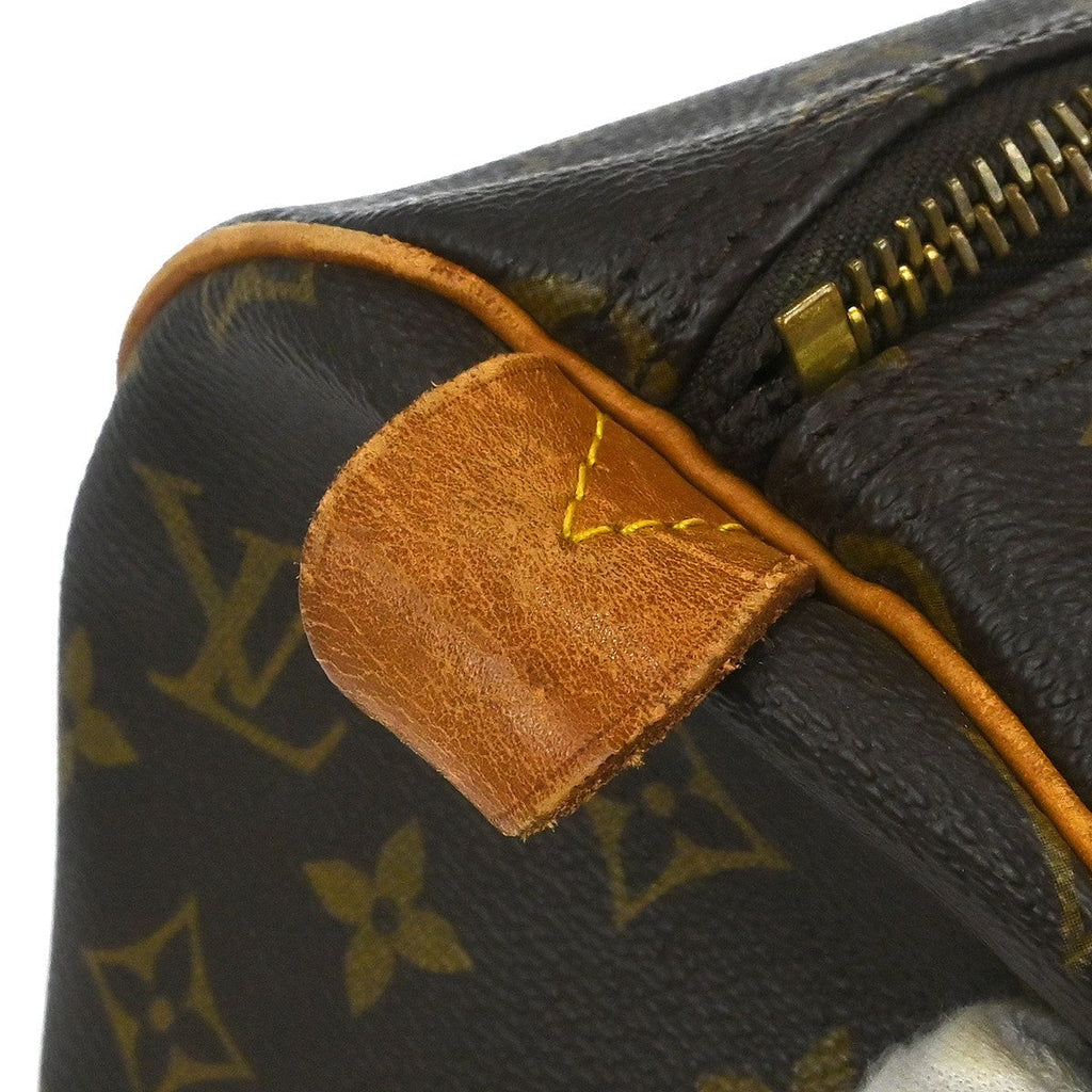 Louis Vuitton Keepall Bag Monogram Canvas Brown Canvas Travel Bag Bag (Pre-Owned)