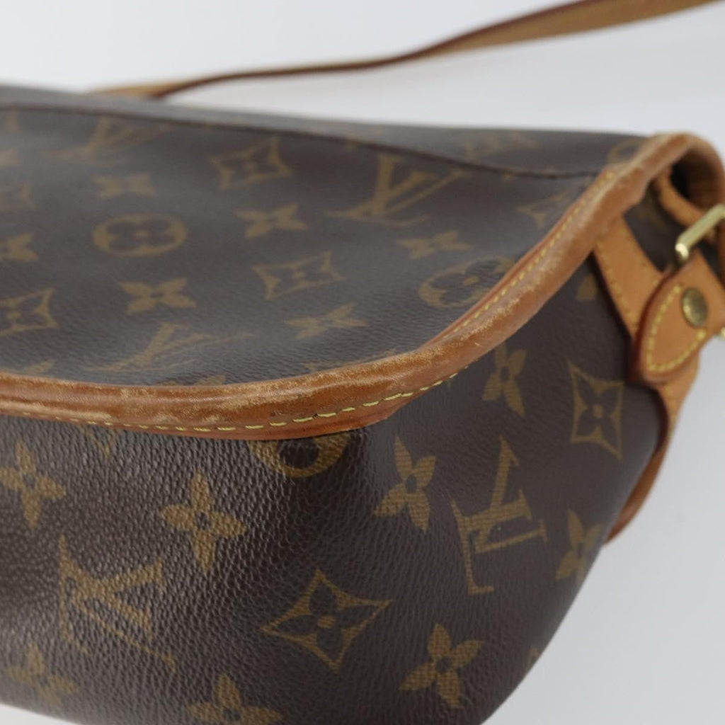 Louis Vuitton Sologne Handbag Monogram Canvas Brown Canvas Shoulder Bag Bag (Pre-Owned)