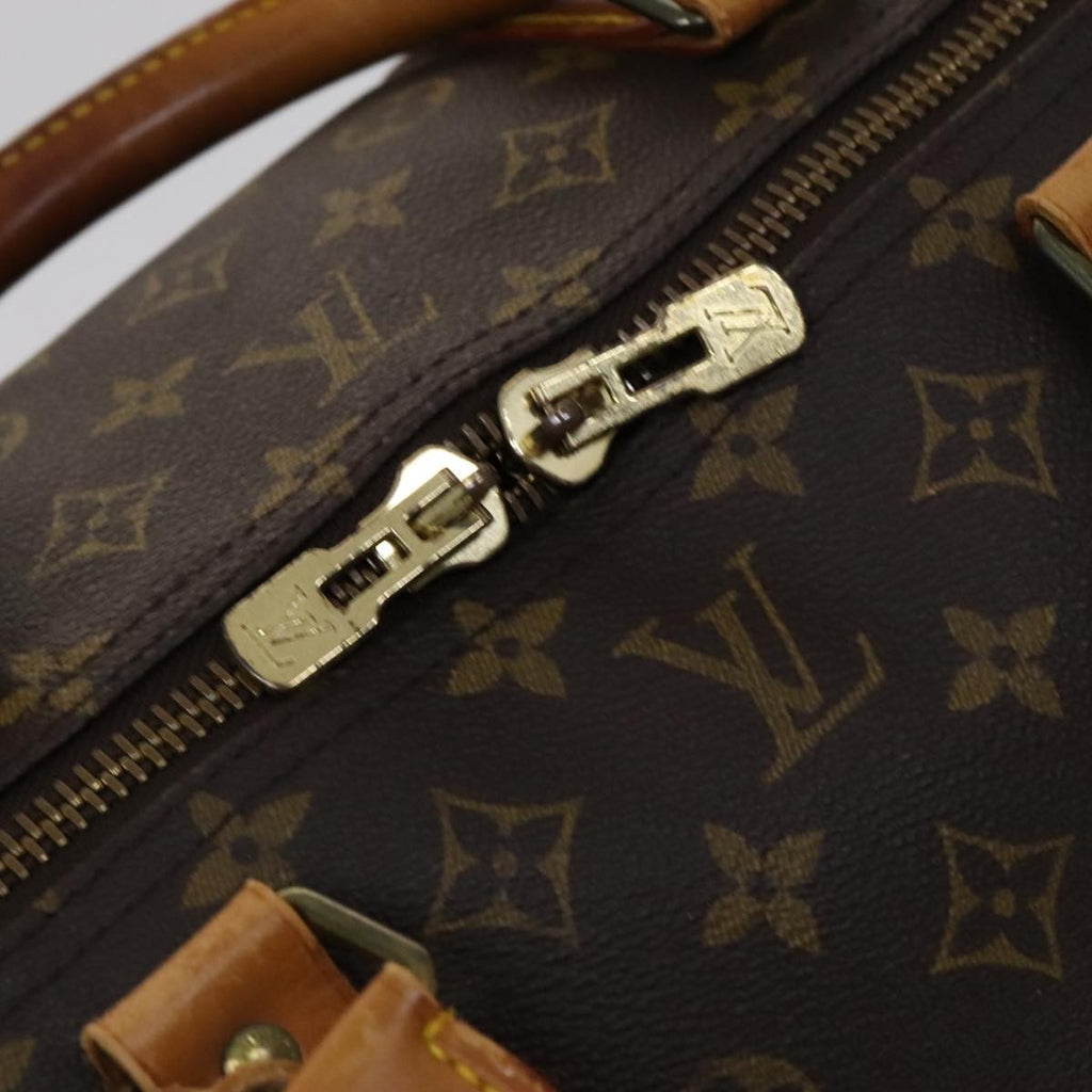 Louis Vuitton Keepall Bag Monogram Canvas Brown Canvas Travel Bag Bag (Pre-Owned)