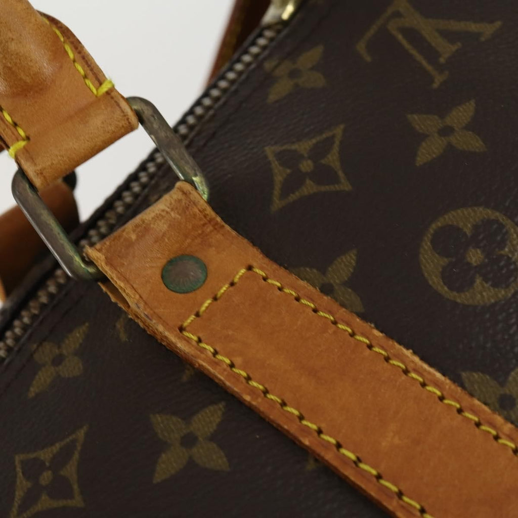 Louis Vuitton Keepall Bandouliere Bag Monogram Canvas Brown Canvas Travel Bag Bag (Pre-Owned)